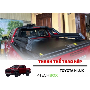 Thanh thể thao bán tải đôi 2 ống dành cho xe Toyota Hilux