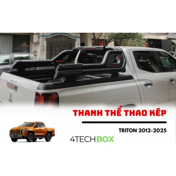Thanh thể thao kép (đôi 2 ống) dành cho xe bán tải